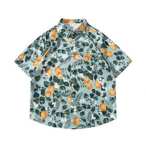 Chemise Hawaïenne Florale pour Homme, Boutonnée, Décontractée, Anti-Plis, Manches Courtes, Style Vacances Tropicales - Product Image 3