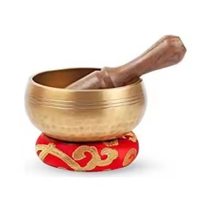 Bol chantant tibétain en métal de qualité supérieure pour la thérapie sonore, la méditation, la guérison et la relaxation par le yoga - Product Image 6