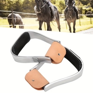 Étriers de cheval Premium SPALL JP SPORTS en aluminium et acier inoxydable, taille personnalisée, confortables, légers, durables, avec surface antidérapante - Product Image 5