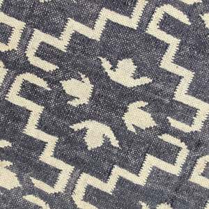 Stylish and Functional 4x6 Wool and Jute Dhurrie <b>Rug</b> Handcrafted for <b>Long</b> Lasting Beauty and Earthy Elegance - Product Image 6