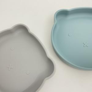 Plato de succión de silicona de grado alimenticio para bebés de 0 a 6 años, bandeja de alimentación para niños pequeños, forma de oso - Product Image 4