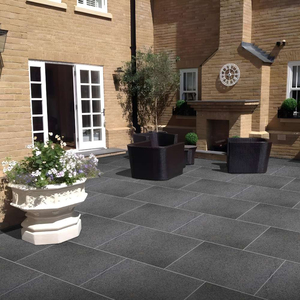 Dalles et carreaux en granit noir de qualité supérieure pour les projets de comptoirs de cuisine, de revêtements de sol et de revêtements muraux - Product Image 5