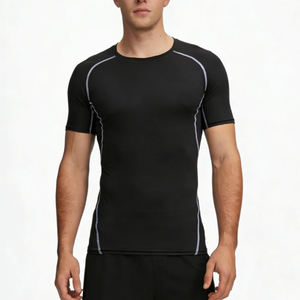 Camiseta Deportiva para Hombre, Colección Verano, Manga Corta, 100% Algodón, Ligera, Transpirable, Secado Rápido, Ecológica, para Gimnasio - Product Image 3