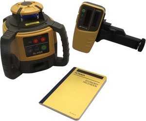 Laser rotatif horizontal autonivelant avec livre de référence, récepteur LS-80, support de détecteur et étui, classe 2, indice de protection IP66, anti-poussière - Product Image 3
