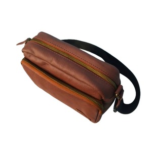 Luxury Minimalist Leather Women Belt Bag Compact Crossbody <b>Waist</b> Pack with Secure Flap Design Wholesale Supplier - Product Image 5