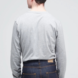 Nouveau T-shirt Premium 2026 à Manches Longues pour Hommes, Coupe Ample, Personnalisable, en Jersey de Coton Respirant, Vêtement Décontracté d'Extérieur, Vente en Gros - Product Image 5