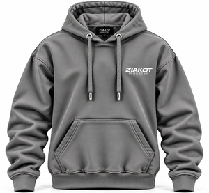 Wholsale Direct ZIAKOT INDUSTRY Custom Graphic Hoodie <b>Men</b> Oversized Pullover <b>Sweatshirt</b> Premium Heavyweight Fleece Hoodies - Product Image 4