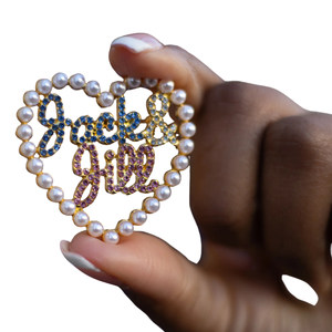 Broche de Corazón con Perla en Tono Dorado, Elegante Adorno de Perla para Traje, Vestido, Sombrero, Bufanda, Bolso, Accesorio de Moda, Regalo - Product Image 5
