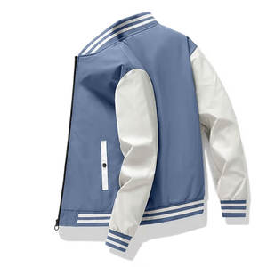 Veste de baseball pour homme, style couple, veste pilote, veste décontractée patchwork, veste de baseball américaine, veste de marque. - Product Image 2
