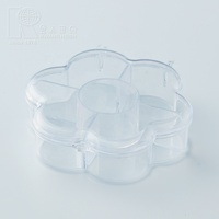 Boîtes en plastique rigide PS transparent de qualité supérieure, écologiques, de qualité alimentaire, de style floral, moulées par injection, personnalisées, Kwang Hsieh
