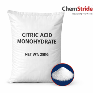 กรดซิตริกโมโนไฮเดรต (CAM) เกรดอาหาร ความบริสุทธิ์ 99.5% ชนิดผง รสชาติธรรมชาติ CAS 77-92-9 - Product Image 1
