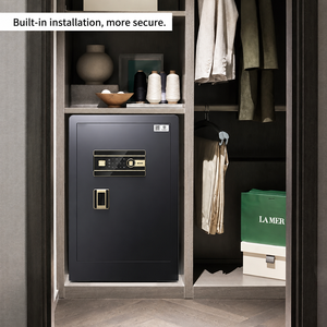 Coffre-fort intelligent avec empreinte digitale, mot de passe, clé, alarme Wi-Fi, porte en acier épaissi, antivol, pour la maison et le bureau, stockage sécurisé des objets de valeur - Product Image 6