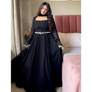 Traje Anarkali Maxi de Diseño Étnico con Accesorios, Nuevo Estilo Elegante - Product Image 5