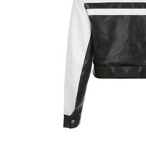 Chaquetas de Cuero de Moda para Mujer, Diseño de Cuello Camisero Personalizado, Chaquetas de Cuero Genuino - Product Image 5