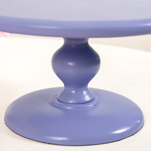 Pastel Lacquer Cake Stand, Display Round Cake <b>Plate</b>, <b>Decorative</b> Cake Stand Dessert Holder For Fruits Cupcakes From Vietnam - Product Image 3