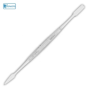 Empujador de Cutículas con Logotipo Personalizado, Limpiador de Uñas de Acero Inoxidable Alemán, Empujador de Cutículas, Removedor de Callos, Herramientas de Belleza al por Mayor - Product Image 1
