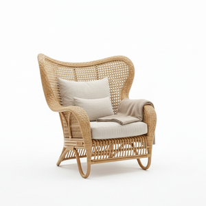 Sillas de Comedor de Ratán Minimalistas, Duraderas, Cómodas, Ecológicas y Ligeras para Apartamentos, Hoteles, Villas, Parques y Casas de Campo - Product Image 2