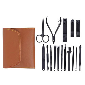 Ensemble complet de soins des ongles, kit de manucure avec coupe-ongles de précision, coupe-cuticules et accessoires de toilettage, kit de manucure de voyage haut de gamme - Product Image 2