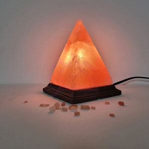 Best Quality Himalayan Pyramid Shaped Salt Lamp Natural <b>Crystal</b> Himalayan Pyramid Shaped Salt Lamp For Living Room - Product Image 6