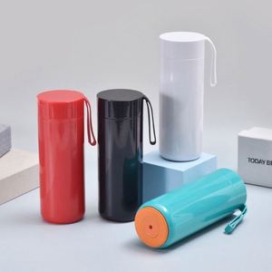 Vaso Térmico Portátil de Acero Inoxidable con Cuerda y Succión para Café y Agua al por Mayor - Product Image 1