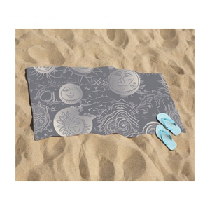 Oversized Ombre 100% Cotton <b>Beach</b> <b>Towels</b> 100x200cm 620GSM GOTS Certified Sand Proof Fade Resistant Quick Dry For Seaside Trips - Product Image 1