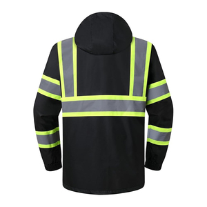 Fournisseur en gros de vêtements de travail de sécurité haute visibilité, réfléchissants, imperméables, grandes tailles, fabriqués au Pakistan. - Product Image 2