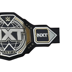 เข็มขัดแชมป์ WWE NXT หนังสีดำ ดีไซน์สีเงิน คุณภาพพรีเมียม สำหรับแฟนมวยปล้ำและนักสะสม - Product Image 4