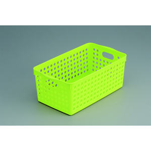 Cesto portaoggetti largo verde Inomata - Product Image 1