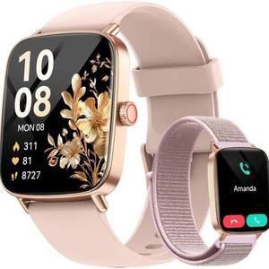 Reloj Inteligente IDW28 <span class=keywords><strong>para</strong></span> <span class=keywords><strong>Mujer</strong></span>, Pantalla AMOLED HD de 1.85'', Control por Voz, Compatible con <span class=keywords><strong>iPhone</strong></span>/Android, Responder/Hacer Llamadas, +100 Deportes - Product Image 2