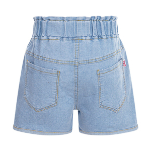 Short en jean pour femme sur mesure, respirant, écologique, séchage rapide, haute qualité, ajustable, logo personnalisé OEM, couleurs et tailles variées, élastique - Product Image 5