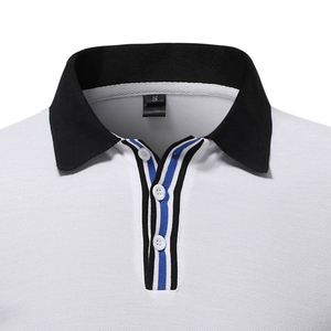 Nouvelle mode estivale pour hommes, vêtements de travail, logo personnalisé, chemise à manches courtes pour hommes, polos vierges pour hommes - Product Image 2