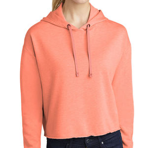 Sudadera Corta de Punto para Mujer, Color Coral, Estilo Casual, Manga Larga, para Otoño - Product Image 2