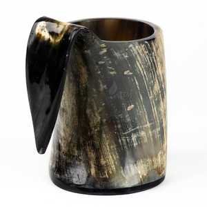 Tasse en corne de buffle faite à la main, tasse à boire en corne naturelle, écologique, passe au lave-vaisselle, verre à vin, vaisselle de bar moderne et luxueuse, cadeau pour la maison - Product Image 6