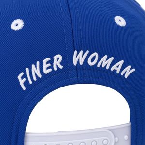 <b>Women</b> Royal Blue and White Embroidered Bird Logo <b>Baseball</b> Cap Adjustable Snapback Casual Outdoor Sports Fashion <b>Hat</b> Headwear - Product Image 5