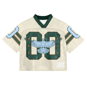 Maillot de hockey sur glace imprimé sportif personnalisé unisexe, t-shirt de sport en toile et maille de haute qualité à séchage rapide pour hommes - Product Image 5