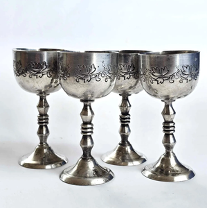 Verre à champagne en acier inoxydable de qualité alimentaire, ustensiles de bar pour fêtes, verre à vin en acier inoxydable de haute qualité, best-seller - Product Image 2