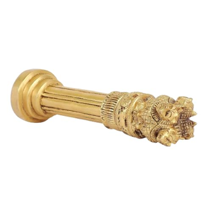 Pilier Ashoka en laiton, emblème national indien, statue commémorative avec décor de lion, objet décoratif pour la maison ou le bureau - Product Image 2