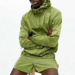 Ensemble coupe-vent pour homme automne – Veste et pantalon de sport légers, coupe-vent, pour entraînement et fitness en extérieur - Product Image 6