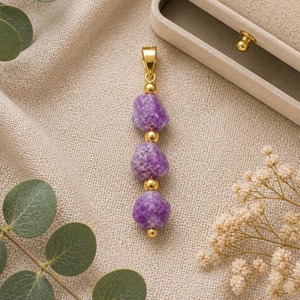 Handmade <b>Ruby</b> Pendant | Raw Gemstone Boho <b>Necklace</b> for Women - Product Image 3