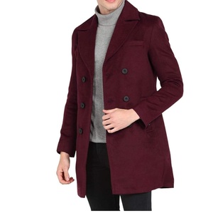 <b>Men's</b> <b>Long</b> Winter Overcoat Comfortable <b>Wool</b> Blend <b>Coat</b> Stylish Formal Casual Outerwear Wholesale Supplier Warm Winter Fashion - Product Image 4