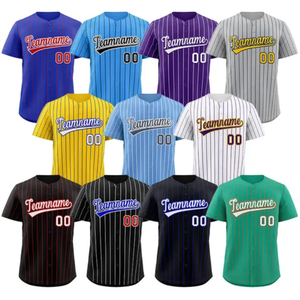 Custom Design Baseball Jersey Breathable Team Uniform For Players OEM Service Wholesale Baseball Jersey For Professional Teams - Product Image 1