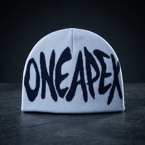 Light Blue Navy Graphic Knit Beanie Hat Custom Logos Ribbed <b>Winter</b> <b>Cap</b> Unisex Streetwear Fashion Headwear Wholesale OEM - Product Image 1