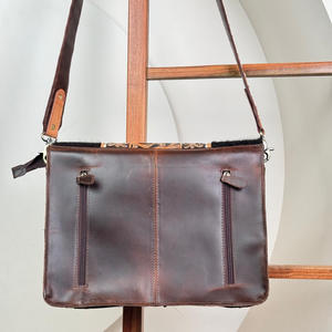 2025 Vintage Style peau de vache usiné à la main en cuir sac à bandoulière sculpture bohème sacs multi-usages vente chaude sacs pour femmes - Product Image 5