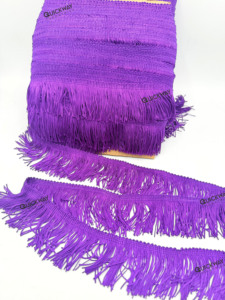 Ribete de flecos de cadena, encaje de poliéster para costura, manualidades, vestidos de baile latino, decoración de pantallas de lámparas - Product Image 2