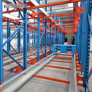 Sistem Rak Shuttle Radio Otomatis 2 Arah untuk Gudang, Penyimpanan Baja, Sistem Rak Pallet Shuttle Drive-in Tugas Berat - Product Image 3