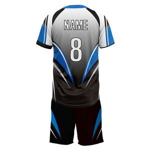 Men's Sublimated <b>Soccer</b> Jersey V-Neck Sleeveless Moisture Wicking 100% Polyester Team Number 8 All Seasons Wear Custom Design - Product Image 5