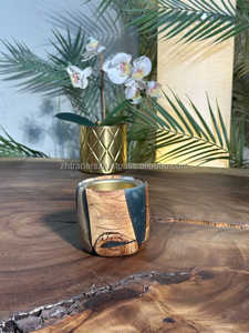 Quemador de Incienso de Oud de Madera y Resina Opulenta Hecho a Mano, Fragancia Árabe Auténtica, Decoración para Celebración del Ramadán y Elegante Exhibición para el Hogar - Product Image 3