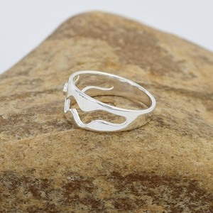 100% Pure S925 Sterling <b>Silver</b> Band <b>Ring</b> With Natural Blue Apatite Gemstone <b>Statement</b> Women's Fine <b>Rings</b> Wholesale Gifts For Her - Product Image 3
