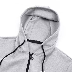 Conjunto Deportivo para Hombre OEM, Chaqueta con Cierre Completo y Bolsillos Laterales, Pantalones Jogger, Conjunto Deportivo de 2 Piezas con Cierre para Hombre al por Mayor - Product Image 5