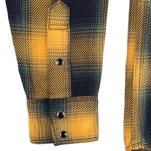 Chemise en flanelle à carreaux vintage pour hommes et femmes, style décontracté, mode urbaine, chemise en coton, fabricant et fournisseur de chemises en flanelle à carreaux - Product Image 6